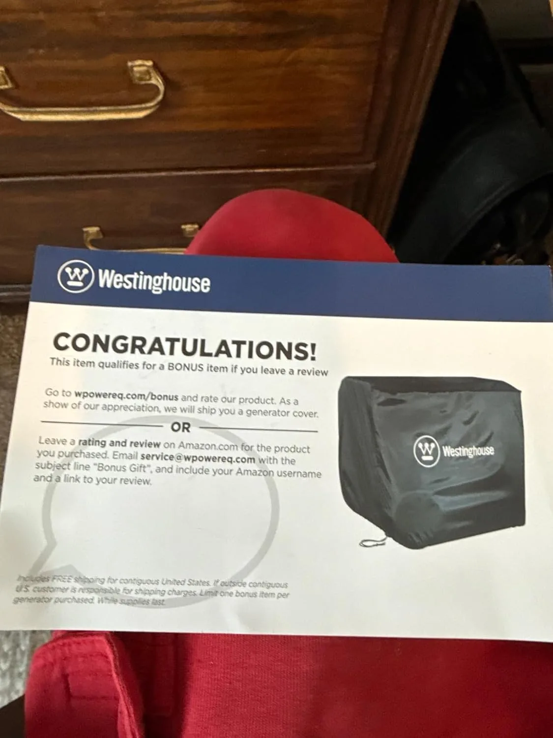 Customer review photo for Sizing a Generator for Your House Without Overbuying